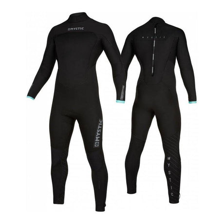 2021 Mystic Marshall Fullsuit 5/3mm Backzip Black | Force Kite & Wake