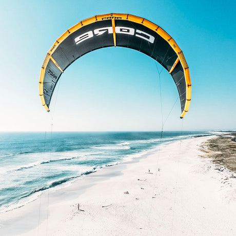 Core Pace Pro kite in the air | Force kite and Wake