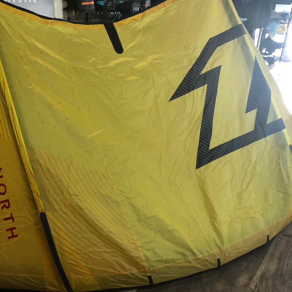 2023 North Orbit 10m kite used yellow | Force Kite & Wake